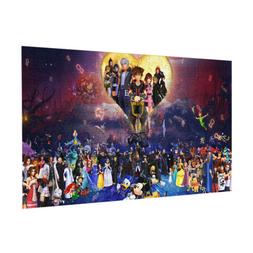 Το παζλ Kingdom Hearts, 300 κομμάτια παζλ Δώρο Παιχνίδια Τέχνη Διακόσμηση Σπιτιού 1