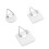 Plastic Wall Fasteners Unequipped Required-Small square 2.5mm 2
