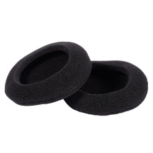 Foam Pad Ear Pad Cover for Headphone (Black, 50mm, Packet of 6 Pcs)