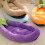 Leaf Pattern Pets Bed Plush Comfort Semi Enclosed Pets-Purple S 5