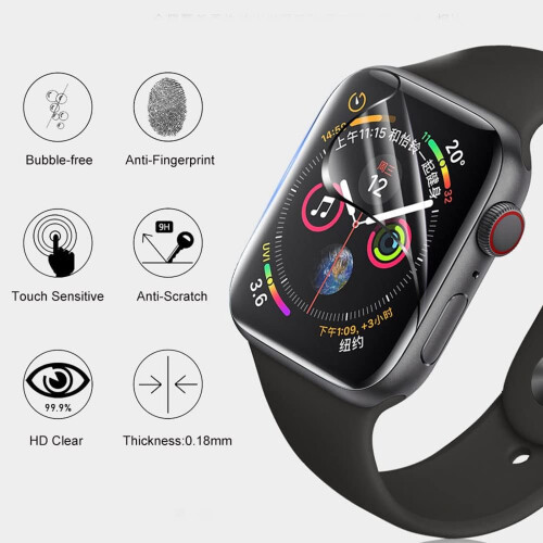 Προστατευτικό οθόνης 2 τεμαχίων συμβατό με Apple Watch Series10 42mm, 3D καμπύλη άκρη, 2