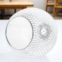 1Pc Durable Metal Lamp Shade Silver Finish for Indoor Decoration