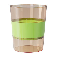 Bosca Bruscair Modúlach Trédhearcach - Bosca Stórála Fillte Splicála 3-Rann Glas 10.6X8.8X7 Orlach