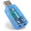 Κάρτα ήχου AMERTEER USB3D, εξωτερική στερεοφωνική κάρτα ήχου 5.1 με υποδοχές 3.5mm για Windows, 1