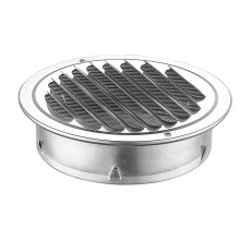 JINGT70-300mm okrúhla vetracia mriežka z nehrdzavejúcej ocele, vonkajší nástenný ventilačný nástroj