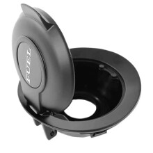 Tampa do tanque de combustível preta, edição Vapor, fosca 68250120AA para Dodge Challenger 2008-2019