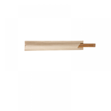 Conjunto de hashis descartáveis de papel kraft para restaurantes e serviços de catering, com sacos de papel para embalagem.