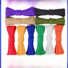 Nylon rope white core rope outdoor tying rope tent pulling rope colorful woven nylon rope