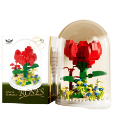 Byggeklodser Blomsterlegetøj Kompatibelt med Lego-puslespil Samlet Små Partikler Piger Børnedag Gavebod