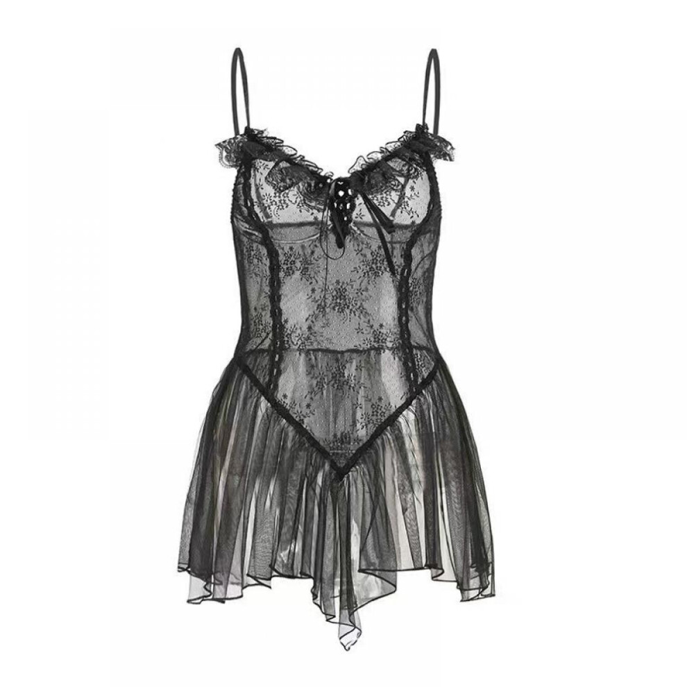 Sexy Lingerie Transparent Pajamas Sexy Flirting Uniform Temptation Teasing Supplies Passion Suit Perspective 9362892526749