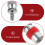 Tire Valve Stem Cores Multi Color 100 Pcs 3