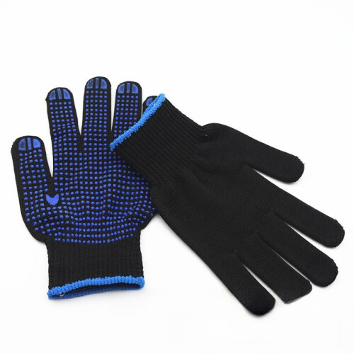 Γάντια προστασίας εργασίας 700 γρ. από πλαστικό, αντιολισθητικό, με πλήρη δάχτυλα,