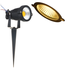 Lampe à brancher, projecteur extérieur, lampe de jardin LED, lampe pour arbre