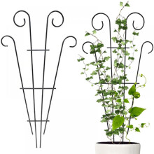 Support spécial pour plantes grimpantes - Structure de support créative en forme de tortue de montagne pour pots de fleurs - Tige de fixation en