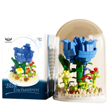 Byggeklodser Blomsterlegetøj Kompatibelt med Lego-puslespil Samlet Små Partikler Piger Børnedag Gavebod