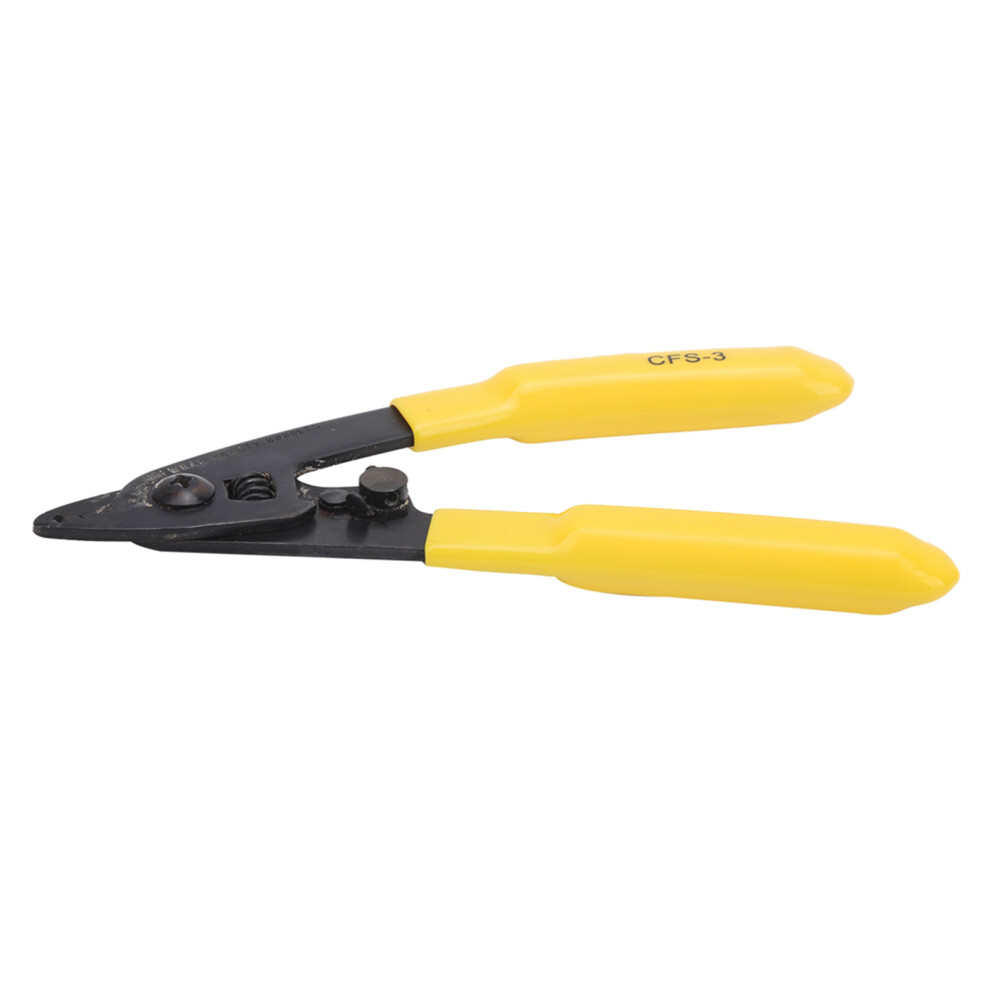 Cfs-3 Optical Fiber Wire Cutter & Stripper, Curved Handle, Yellow 6951391678306
