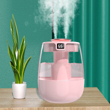 USB Humidifier with Humidity Display - Quiet Cool Mist Easy Clean for Office/Plants