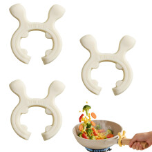 Silicone Pot Handle Spatula Rack, Non-Slip Spoon Holder & Steam Releaser – Drip-Free, Easy Clean, Fun Kitchen Gadget (White3)
