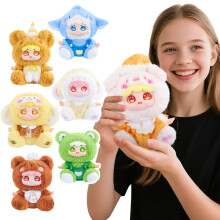 Kawaii plyšová panenka, sběratelská - 7,8 palce, náhodný styl