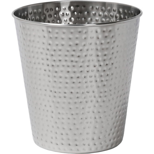 Axel 2-gallon vuilnisbak van gehamerd staal