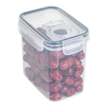 Conteneur de rangement hermétique en plastique transparent de 1,4 L