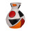 Color Block Abstract Ceramic Vase, Modern Sculptural Decor 1