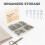 300 Pack, Silver, Small & Large Sizes, Bulk for Clothes 5