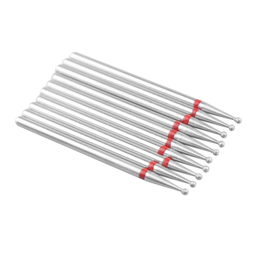 10pcs Diamond Nail Drill Bit Set of Milling Cutters for Manicure Milling Cutter Nail Bits for Electric Drill Machine