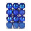 24 Pack Purple Plastic Christmas Ornaments 4cm 1