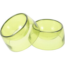 Ciotole per cibo per piccoli animali, colore verde chiaro, confezione da 2