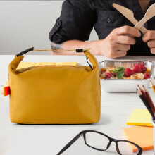 Sac isotherme jaune grande capacité imperméable