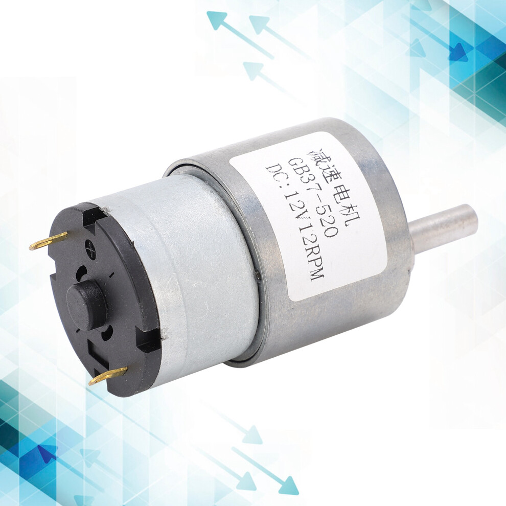 12V 12RPM Worm Gear Motor Self-Locking