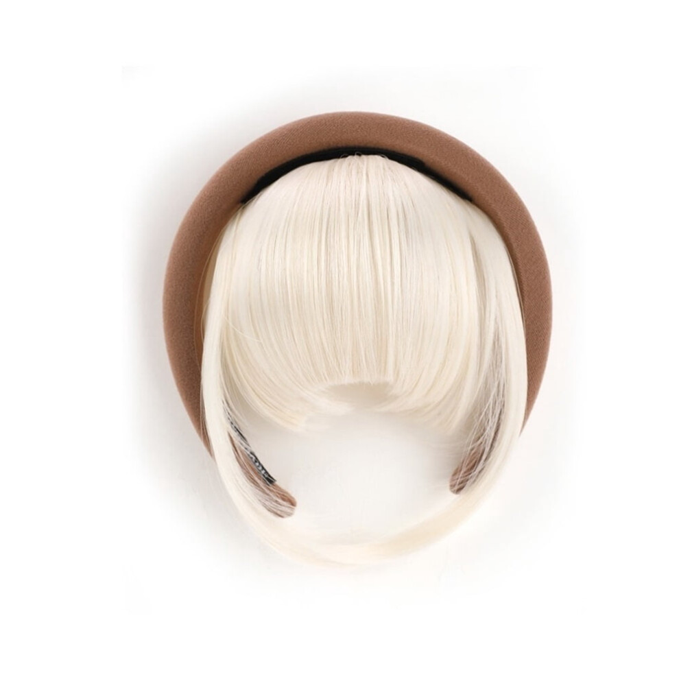 Unisex Detachable Headband Synthetic Fake Bangs Hair, Synthetic Wigs Headband Bangs