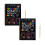 Rainbow Scratch Paper Crafts Note Art Kit 2 Piece 1