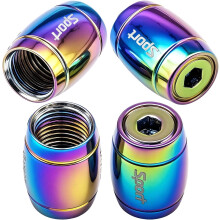 4PCS Aluminum Tire Valve Stem Caps – Corrosion-Resistant, Airtight & Dust-Proof, Compatible with Cars, Trucks, Bikes, Motorcycles, Bicycles