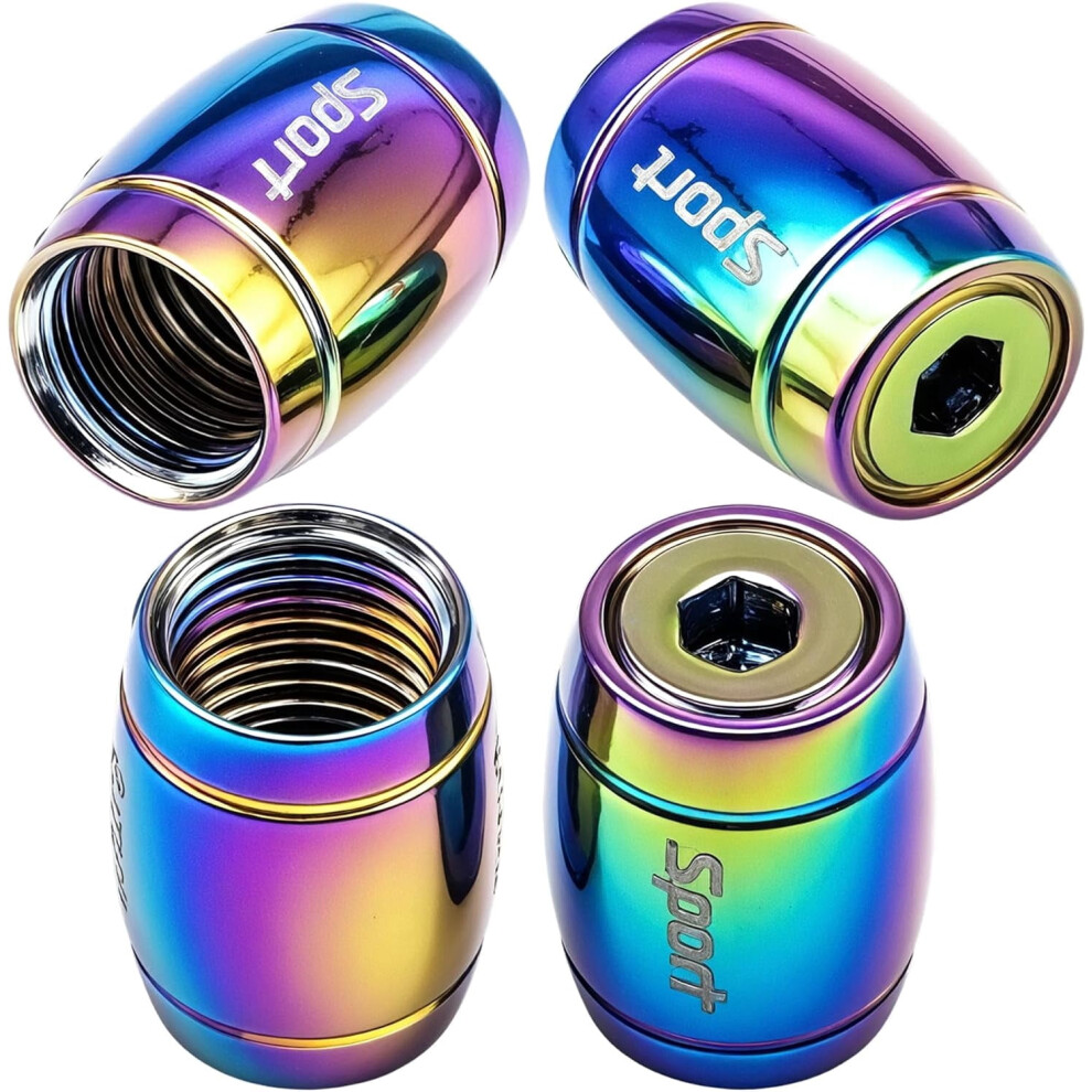 4Pcs Aluminum Tire Valve Stem Caps Â Corrosion-Resistant, Airtight & Dust-Proof, Compatible With Cars, Trucks, Bikes, Motorcycles, Bicycles 9336866677263