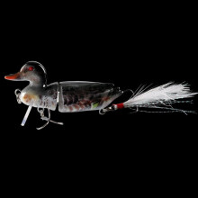 2PC Fishing Lures Jigs Duck Multi-Section Simulation Fake Bait Gear Fishing Tools With Hook