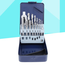 15Pcs Industrial Metric Tap Set Alloy Steel Screw Tap Wrench for Manual and Electric Use