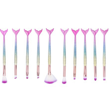 10PCS Makeup Brushes Set Soft Bristles Eye Eye Shadow Blush Eyebrow