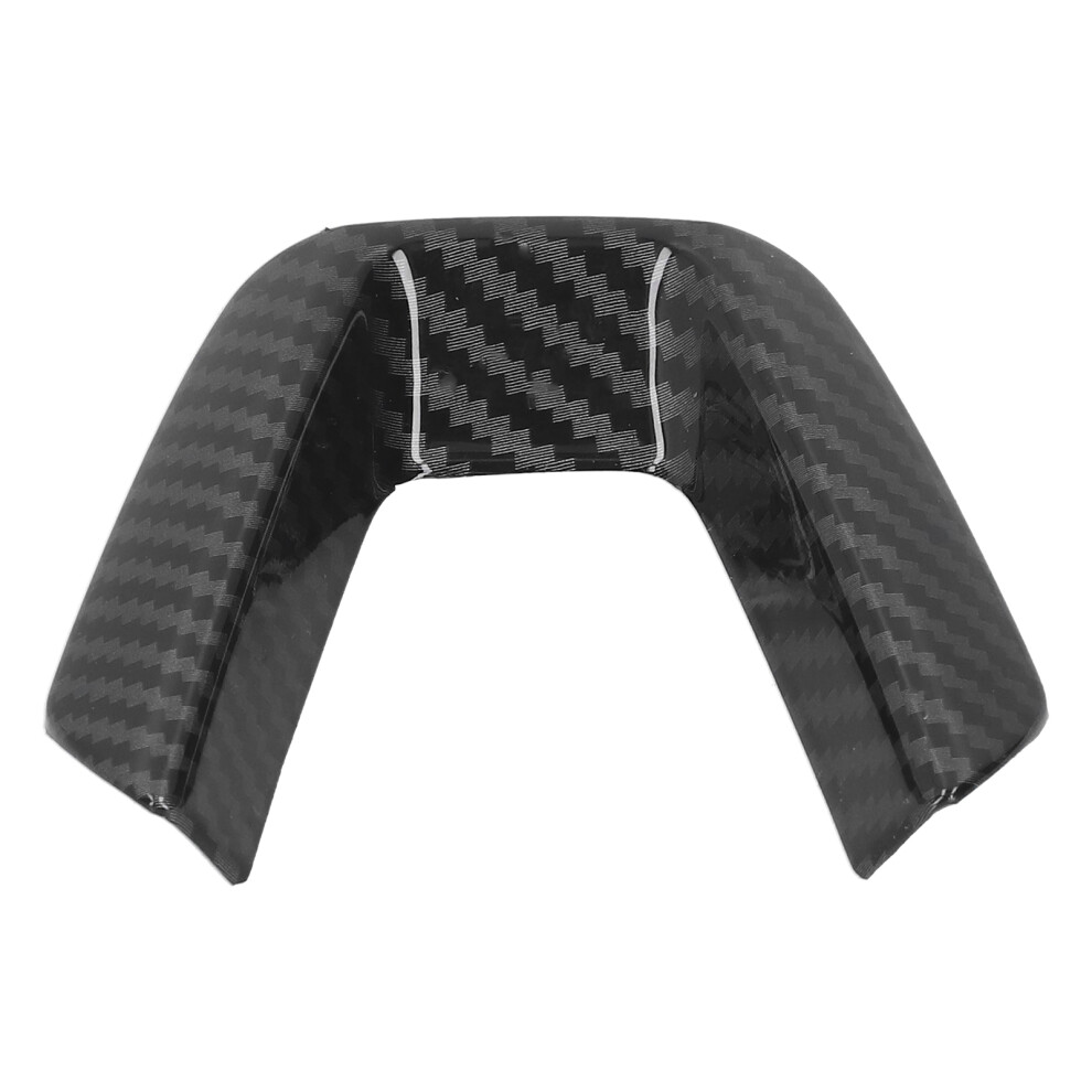 Mazda 3 Axela Cx-4 Cx-5 Steering Wheel Cover Sticker Carbon Fiber Black 6921391977396