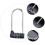 Combinatieslot Met 4 Cijfers Zinklegering Black Veiligheidsslot 5