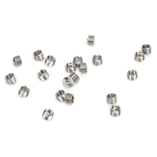 100Pcs SUS304 Thread Inserts M2.5x0.45 Reducing Nut Repair Tool 2