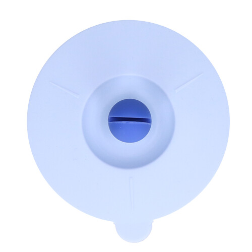 Light Blue Silicone Cup Lid - Dustproof, 10.1cm, Food Grade 1