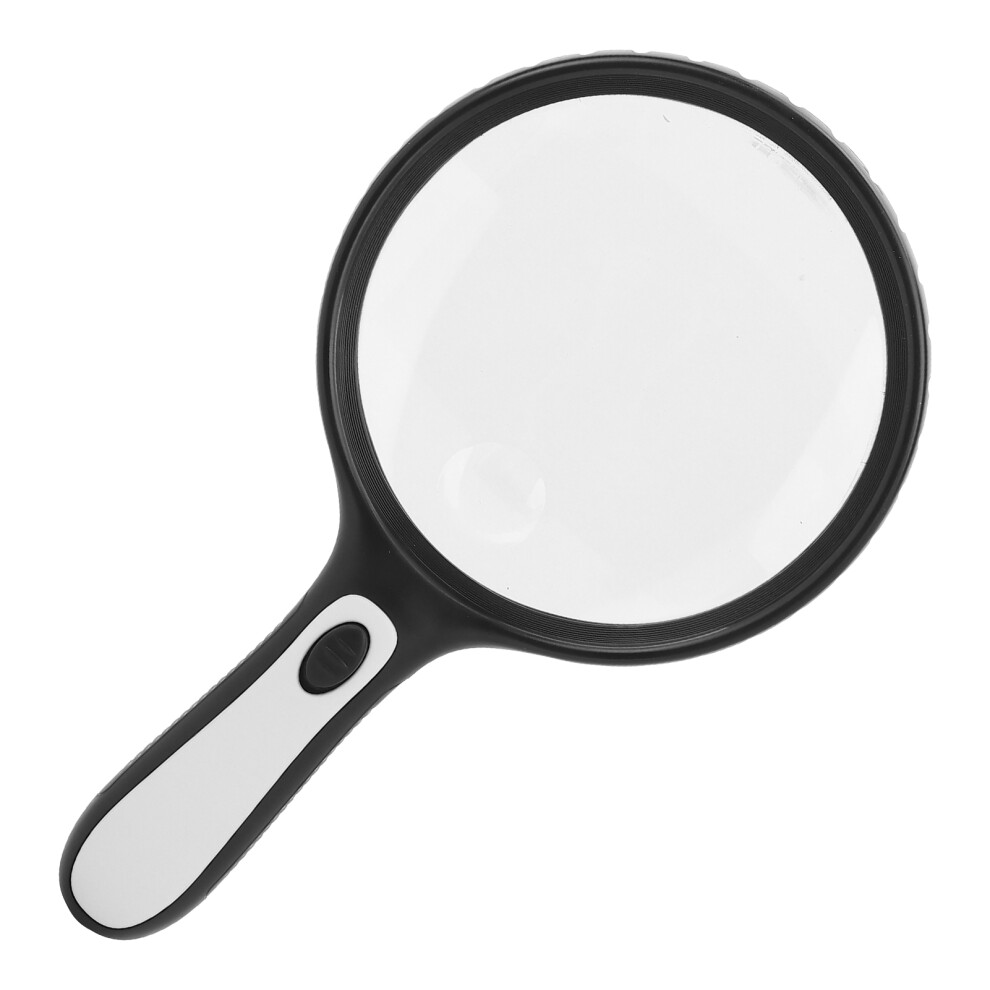 LED Illuminated Magnifier Handheld 3x/6x Reading Glass for Elderly