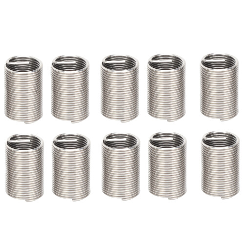 10Pcs SUS304 M16x1.5 Thread Inserts with Repair Nut & Tool 1