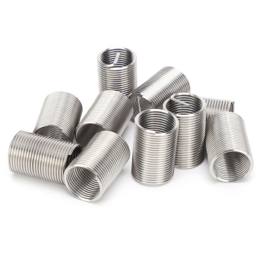 10Pcs SUS304 M16x1.5 Thread Inserts with Repair Nut & Tool 2
