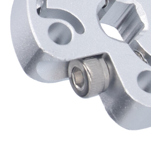 2Pcs Aluminum Hex Clamping Hub 5mm Center Hole M4 Thread Durable 2