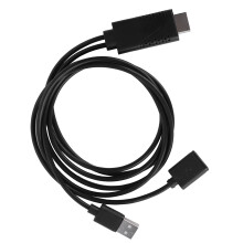 HDMI USB Cable 1080P for iOS & Android Phones Mirror & Charge to TV Monitor