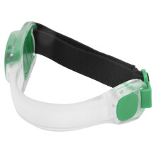 Green LED Flashing Wristband for Night Running Outdoor Sports Armband