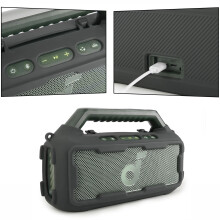 Silicone Protective Case for Anker Soundcore Boom 2 Speaker with Shoulder Strap